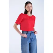 Trend Alacati Stili Ženska bluza Alc-X15093, Crvena