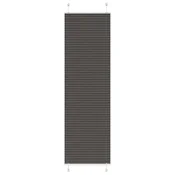 Plisirana zavjesa Crna 65x200 cm Širina tkanine 64,4 cm Poliester