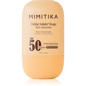 Mimitika Sun Face Sunscreen SPF50 zaščitna krema za obraz pomoč za sončenje SPF 50 50 ml