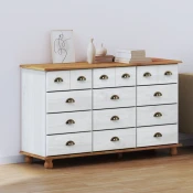 vidaXL Predalna omara ASKIMbela 79x40x133.5 cm trdi les bor