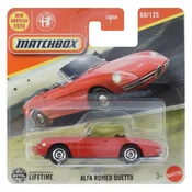 Matchbox: Alfa Romeo Duetto avtomobilček 1/64 - Mattel