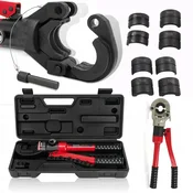 Rosfix Hidravlične Klešče Za Stiskanje PEX Cevi – Z Nastavki TH16-32, Tlačilke Stroke 14 Mm | Komplet Z Ohišjem, (5000244540)