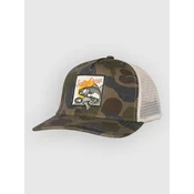 Salty Crew Striper Trucker Cap sand camo