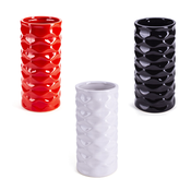 DIKER HOME Keramicka vaza, 20cm, Crvena