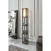 Opviq Podna lampa Estantes Square, 150 cm, Smeđa
