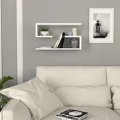 Hanah home Zidna polica Bela
