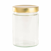 ROOSTERHOME Kozarec za shranjevanje z navojem 575ml zlat