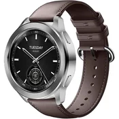 GS 22 mm usnjen univerzalni pas z ovalno zaponko, rjav