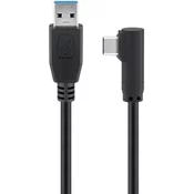 MicroConnet Kabel USB C-A 3.0, 3m 4,5W