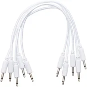 Erica Synths Braided eurorack patch cable 30cm (5pcs, white) 0,3 m Ravni - Ravni Patch kabel