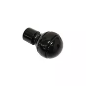 Završetak kugla 20mm crna 2komada