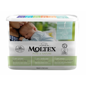 Moltex Pure & Nature 1 new born otroške pleničke 2-4 kg, 22 kos