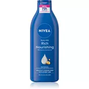 Nivea Body Milk hranilen losjon za telo za zelo suho kožo (Nourishing Body Milk) 400 ml