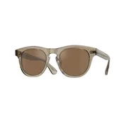 Oliver Peoples Suncane naocare 0OV5509SU 1745G8, Okrugle, Smede