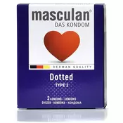 Masculan Dotted kondomi sa tackicama pakovanje od 3 kondoma