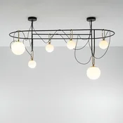 nh S5 ELIPTIČNI LESTENEC ČRNO/STARO ZLATO 46W 220-240V 3772lm AR1279010A