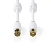 NEDIS Gold Plated Ravni Koaksijalni Kabel | Coax RF M – Coax RF Ž | 2.0 m