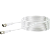 SCHWAIGER Schwaiger Antene, SAT Priključni kabel [1x Hitri moški konektor F - 1x Hitri moški konektor F] 10 m 10 dB Štirikratno oklopljen