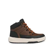 Geox Gležnjarji J Bunshee Boy B Abx J56FMA 0ME32 C6006 M Temno rjava