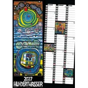Hundertwasser Streifenkalender Art 2027