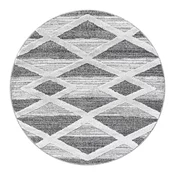 Siva okrogla preproga o 80 cm Pisa – Ayyildiz Carpets