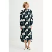 Kenzo oversize obleka z dodatkom svile
