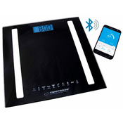slomart EBS016K 8v1 Bluetooth B.Fit digitalna analitična kopalniška tehtnica črna