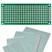 Rosfix DVOSTRANSKA UNIVERZALNA PLOŠČA ZA IZDELAVO PROTOTIPOV PCB 30 X 70 MM (ZELENA), (22016743)