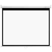 VEVOR Ročni navijalni projektorski zaslon 1565x1255x70 mm bel