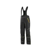 CXS Hlače CXS TRENTON, zimske softshell, otroške, črne HV rumene/oranžne dodatki