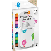 Kreul Porcelain Marker medium Junior Set Sada fixiek na keramiku 12 kos.