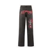 Ed Hardy Kavbojke Sword And Dagger črna