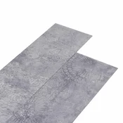 Vidaxl Samolepilna talna deska 32 szt. Siv cementni 4,46 m2 PVC