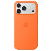 iPhone 17 Pro Max Silicone Case with MagSafe – Orange