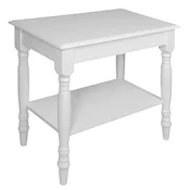 CIMBURA miza za umivalnik 80x50x75cm, stara bela - Bela mat barva - 80x75x50 cm - Sapho - CIMBURA - 24 - Masivni les - 800 - 750 - 500 - 14