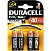 BATERIJE DURACELL ALKALNE PLUS POWER AA