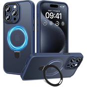 HWeggo ovitek za iPhone 15 Pro, združljiv z MagSafe - Dark blue