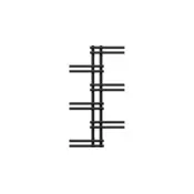 Mexen Jari okrasni kopalniški radiator 1005 x 550 mm, 339 W, črn - W115-1005-550-00-70