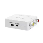 Adapter HDMI AF OUT - 3xRCA F IN, power USB AF mini 5pin
