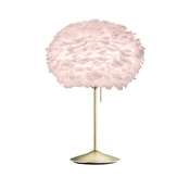 UMAGE Eos srednja namizna svetilka rose/brass brushed - Dnevna soba/jedilnica - Dizajn - rosé, brušena medenina
