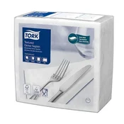 Serviete, 1/4 prepognjene, 2-slojne, 39,5 x 39 cm, Advanced, TORK Textured Dinner, bele, 50 kosov