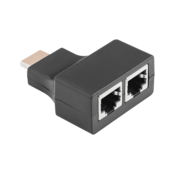 shumee HDMI/2xRJ45 podaljšek kabel 30m