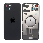 Apple iPhone 15 Plus - Zadnje steklo ohišja z majhnimi deli (Black)