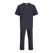 JACK & JONES Dolga pižama JACOTTO marine