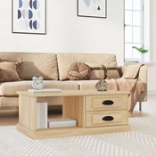 Stolic za kavu boja hrasta 90 x 50 x 35 cm konstruirano drvo
