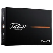 Golf žogice Titleist Pro V1 White Performance Alignment Black