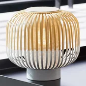 Namizna svetilka Forestier Bamboo Light S 24 cm bela - Dnevna soba/jedilnica - Dizajn - Bambus
