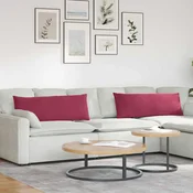 Jastucici za sofu 2 pcs Vinska crvena 120 x 40 cm
