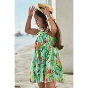 Mayoral Poletna obleka 3934 Pisana Regular Fit
