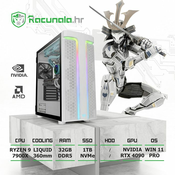 BaB racunalo PPC Samurai R94090 (Ryzen 9 7900X, 32GB DDR5, 1TB NVMe, RTX 4090 24GB, 1200W Gold, WiFi, BT, Win11P)